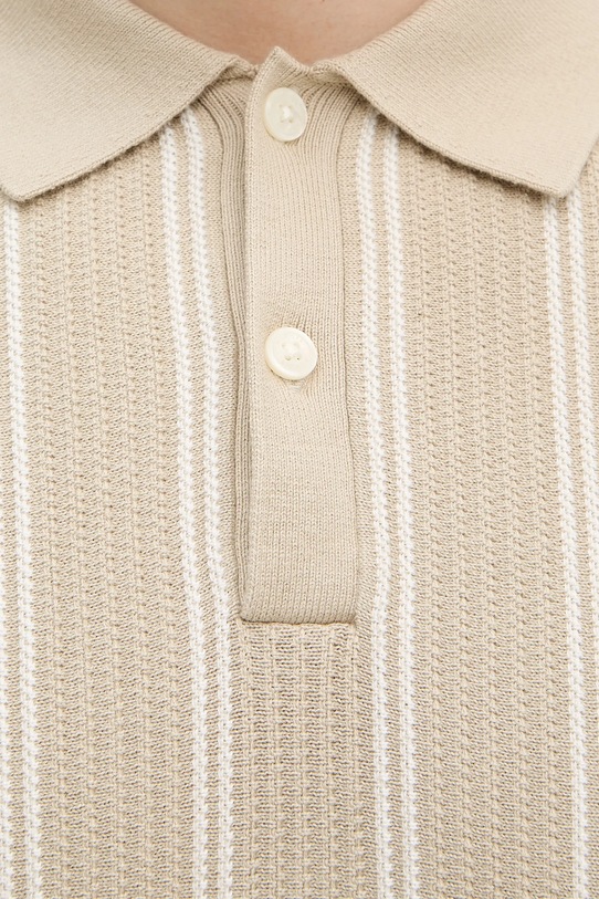 Tommy Hilfiger polo bawełniane MW0MW41949 beżowy