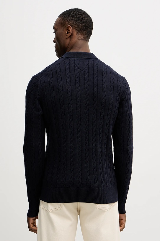 Odzież Tommy Hilfiger sweter bawełniany MW0MW41955 granatowy