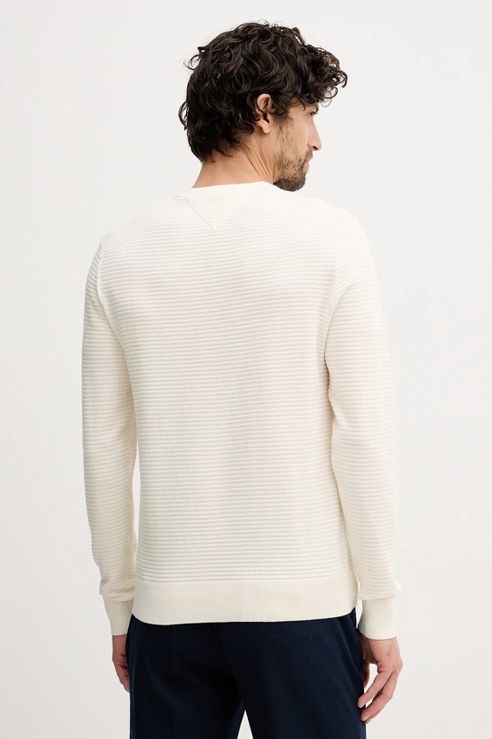 Odzież Tommy Hilfiger sweter bawełniany MW0MW41643 beżowy