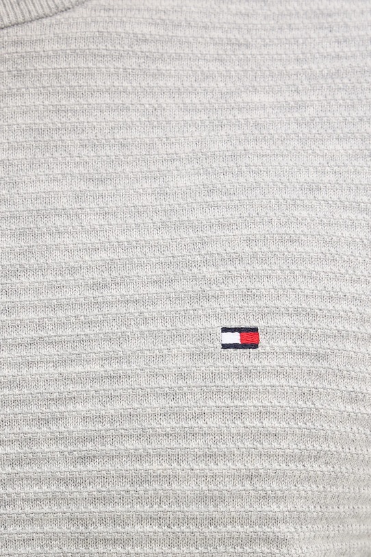 Tommy Hilfiger sweter bawełniany MW0MW41643 szary