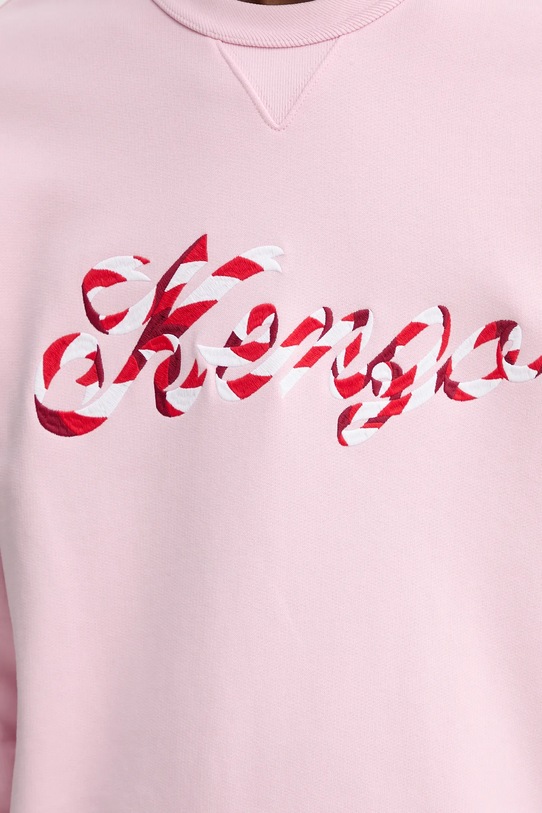 Kenzo bluza bawełniana FG55SW2024MJ różowy