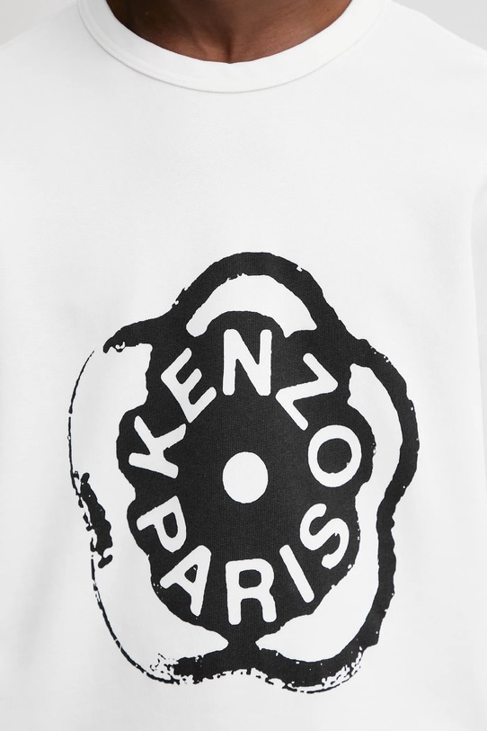 Kenzo bluza bawełniana FG55SW5094MJ biały