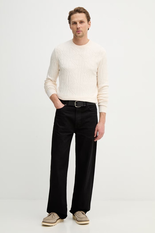 Πουλόβερ Guess KEDAR M6RR24.Z4502 μπεζ SS26