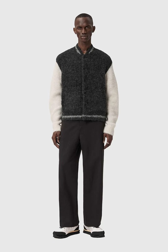 Oblečení Kardigan s příměsí vlny z alpaky AllSaints M032KD šedá