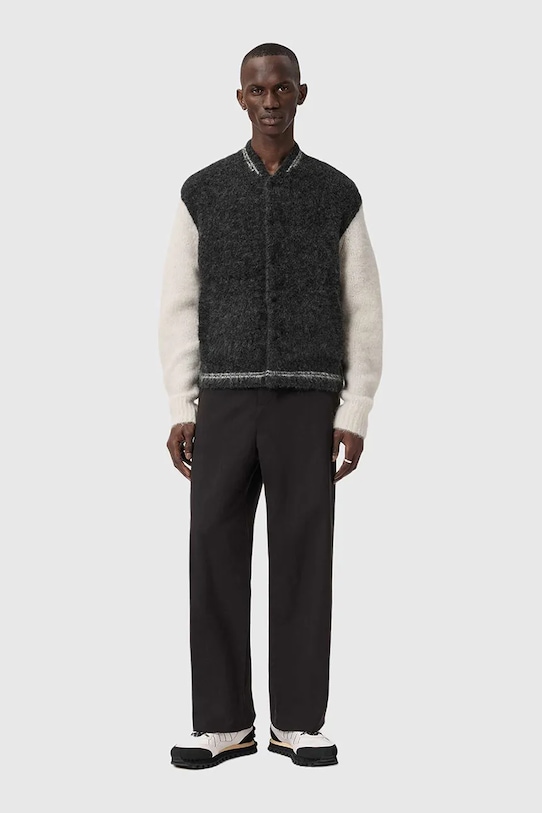 Oblečení Kardigan s příměsí vlny z alpaky AllSaints M032KD šedá