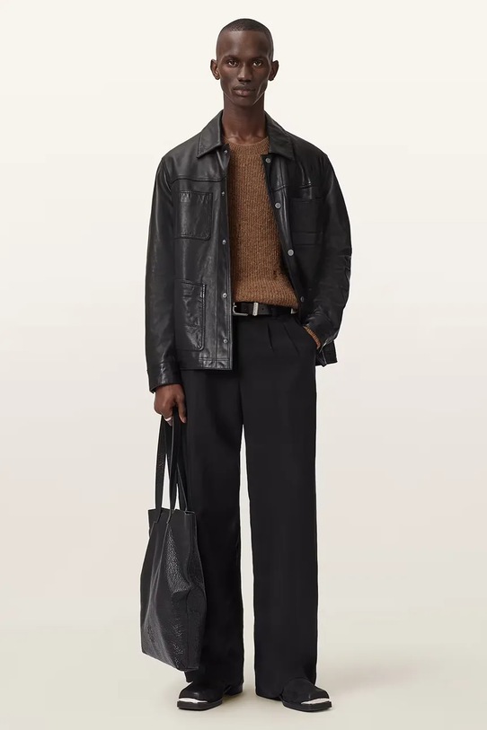 AllSaints sweter z dodatkiem wełny M028KD