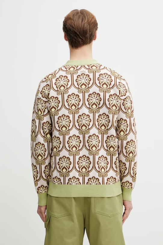 Clothing Drôle de Monsieur cotton cardigan Cardigan Tapisserie Florale J.CA175.CO147.LPI green