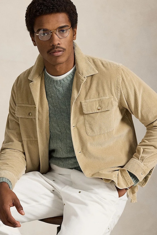 Svetr s příměsí vlny Polo Ralph Lauren 710979095 zelená