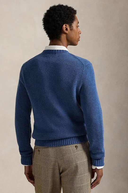 Polo Ralph Lauren sweter z dodatkiem wełny 710P03175 niebieski SS26