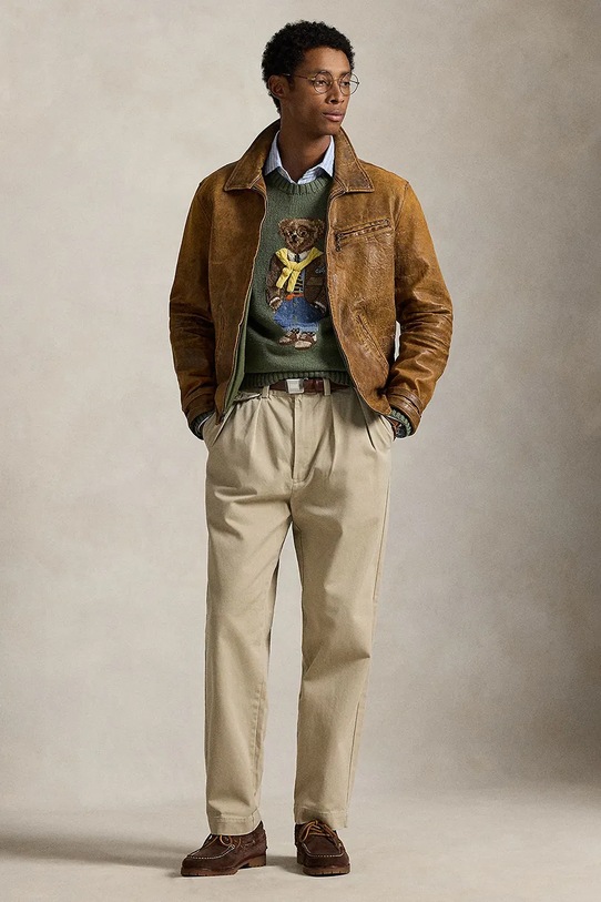 Памучен пуловер Polo Ralph Lauren зелен 710P04282