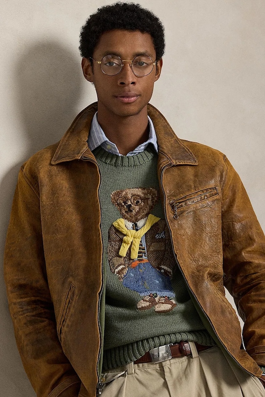 Памучен пуловер Polo Ralph Lauren 710P04282 зелен