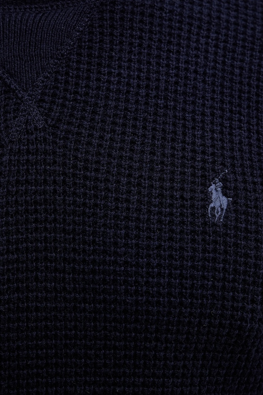 Polo Ralph Lauren sweter z dodatkiem wełny 710P04307 granatowy