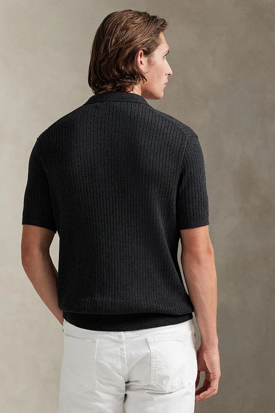 Bavlněný svetr Polo Ralph Lauren 710P07774 šedá SS26