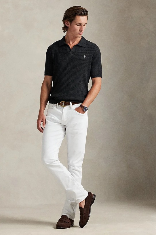 Oblečení Bavlněný svetr Polo Ralph Lauren 710P07774 šedá