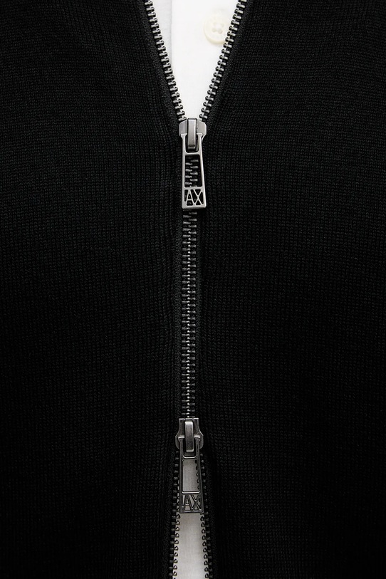 Кардиган з додаванням вовни Armani Exchange XM001975.AF10348 чорний