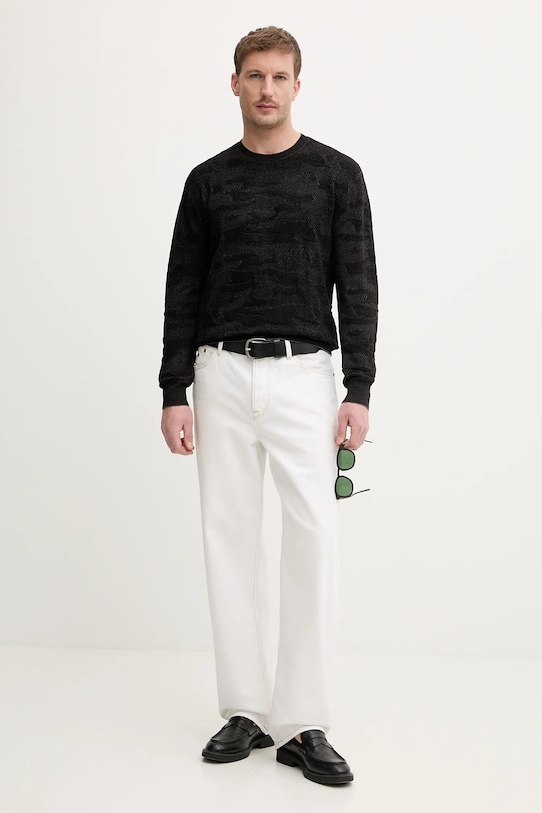 Armani Exchange sweter XM001976.AF11966 czarny SS26