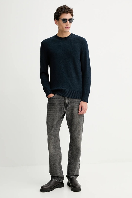 Marc O'Polo sweter 620500860202 granatowy SS26