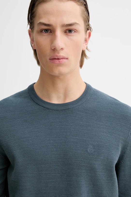 Marc O'Polo sweter bawełniany niebieski 620502360074