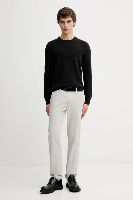 Marc O'Polo sweter bawełniany 620502360074 czarny SS26