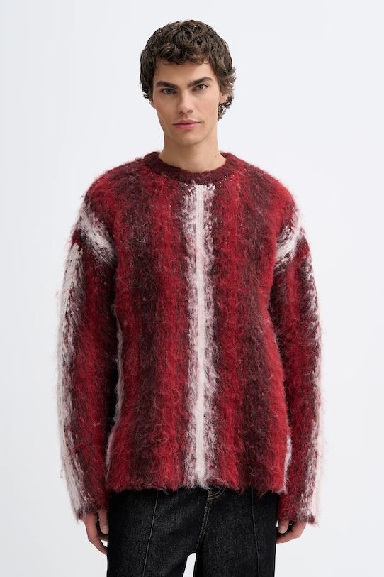 The Ragged Priest sweter pozostałe czerwony RPAW252017KW