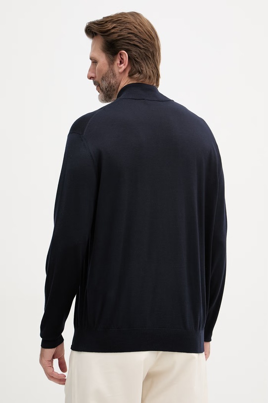 Odzież Paul&Shark sweter męski wełniany 99311035 granatowy