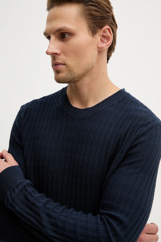 Joop! sweter bawełniany granatowy 30100011