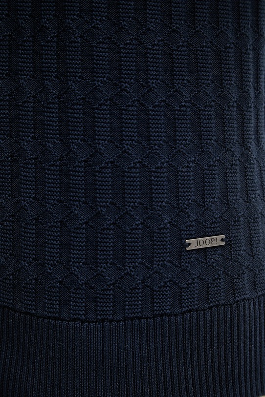 Joop! sweter bawełniany 30100011 granatowy
