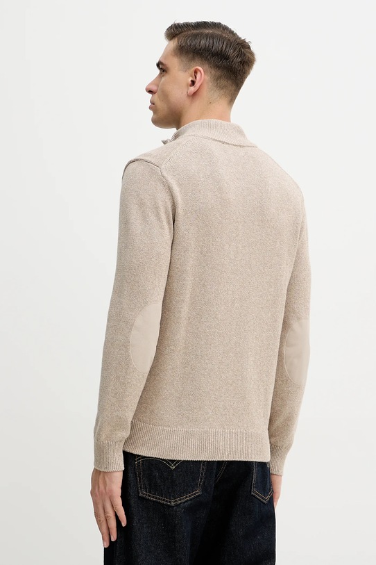 Odzież Hackett London sweter z domieszką kaszmiru HM7000130 beżowy