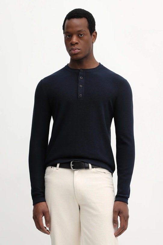 Joop! sweter bawełna granatowy 30100019