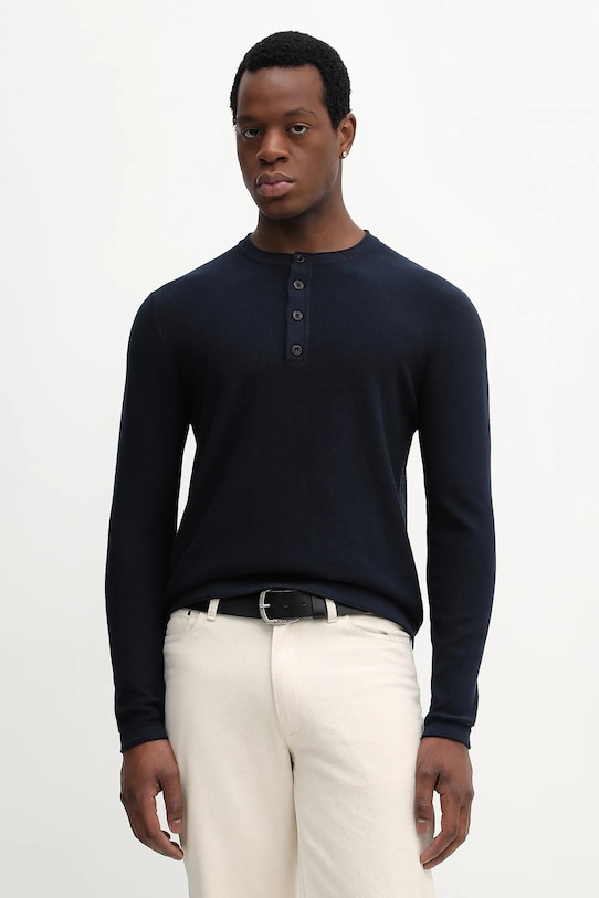 Joop! sweter bawełna granatowy 30100019