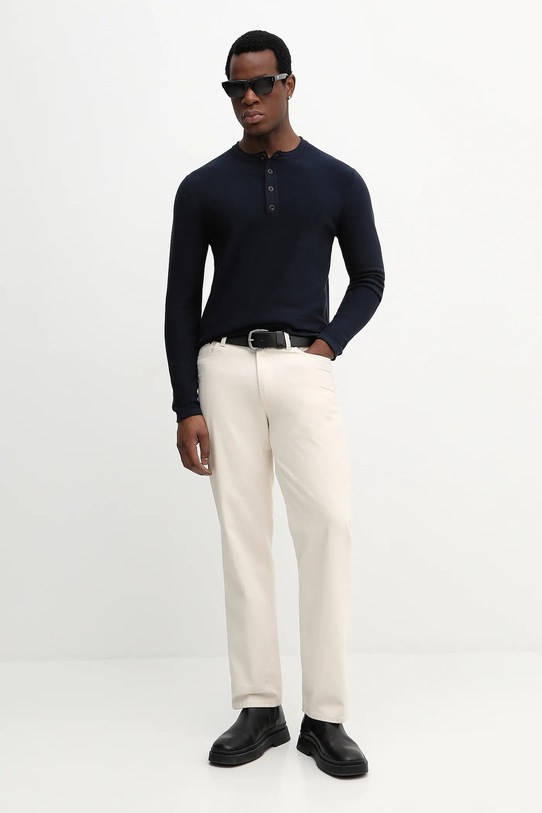 Joop! sweter 30100019 granatowy SS26