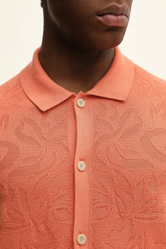 Joop! koszula bawełniana 30100054 pomarańczowy