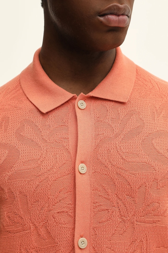 Joop! koszula bawełniana 30100054 pomarańczowy
