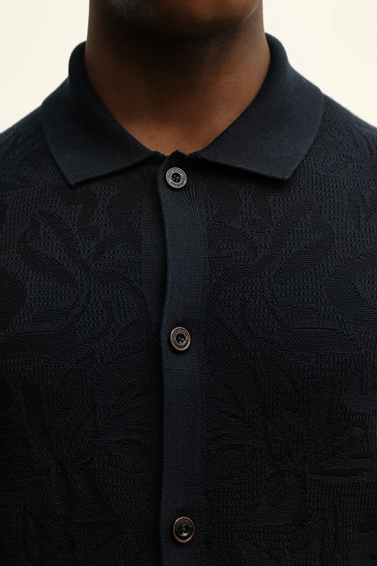 Joop! koszula bawełniana 30100054 granatowy