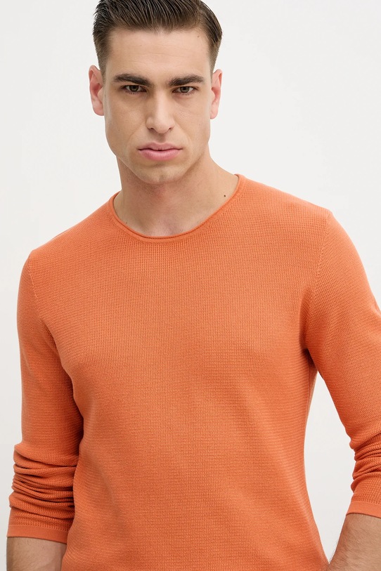 Joop! sweter bawełniany pomarańczowy 30100056