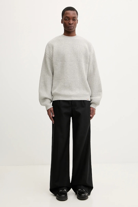 Carhartt WIP maglione con lana Bishop Sweater I035591.3GEXX grigio