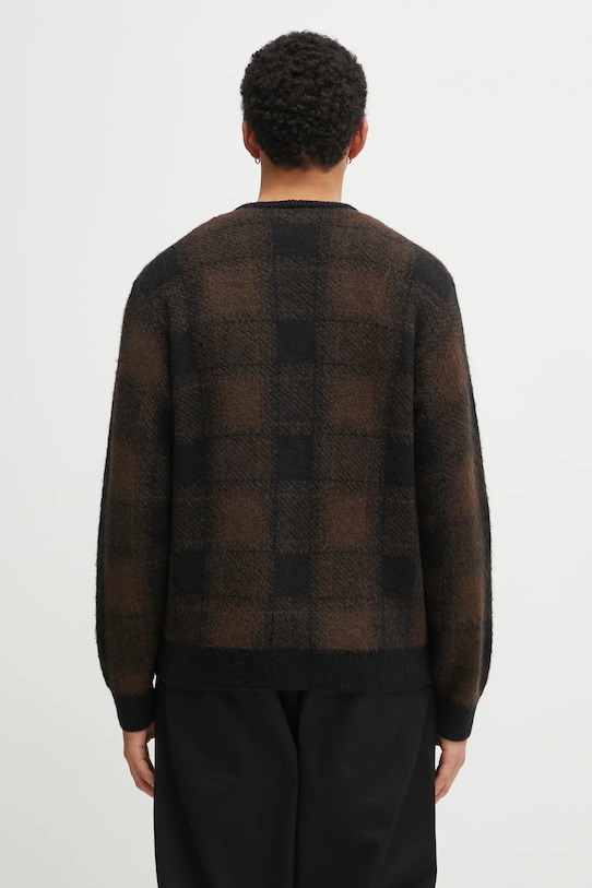 Odzież Carhartt WIP kardigan z dodatkiem wełny Everson Cardigan I035978.3PHXX czarny