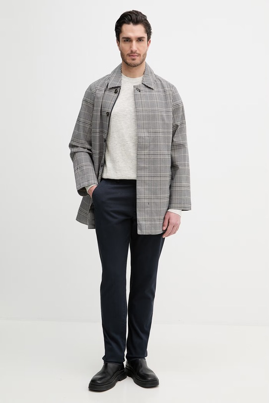 Barbour sweter z domieszką lnu Flaxby MKN1712 beżowy SS26