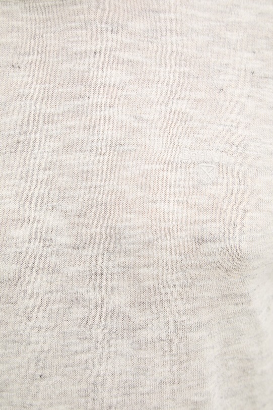 Barbour sweter z domieszką lnu Flaxby MKN1712 beżowy