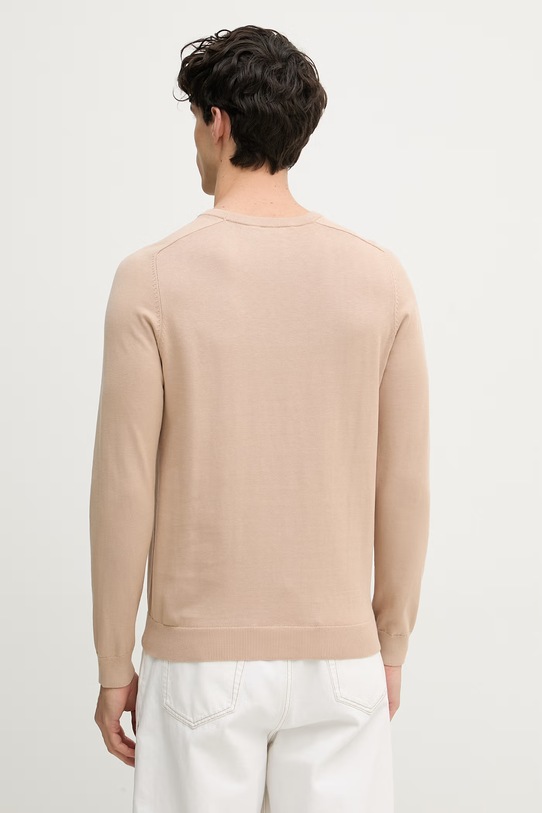 Odzież Trussardi sweter męski z bawełną M0598000064N beżowy