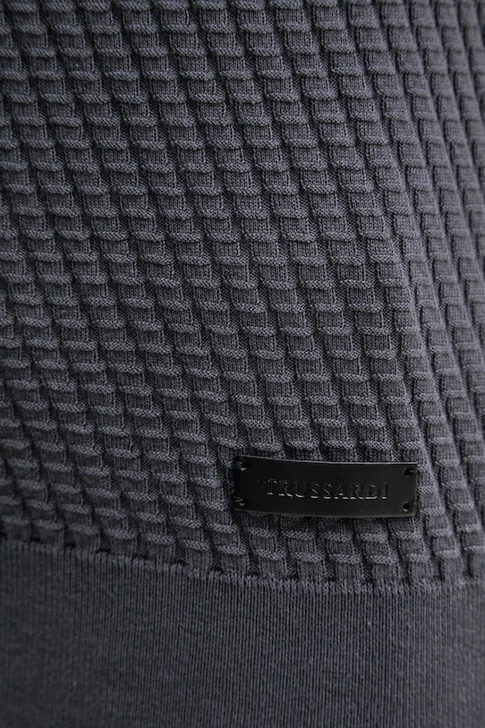 Trussardi sweter męski bawełniany M0718000076N szary