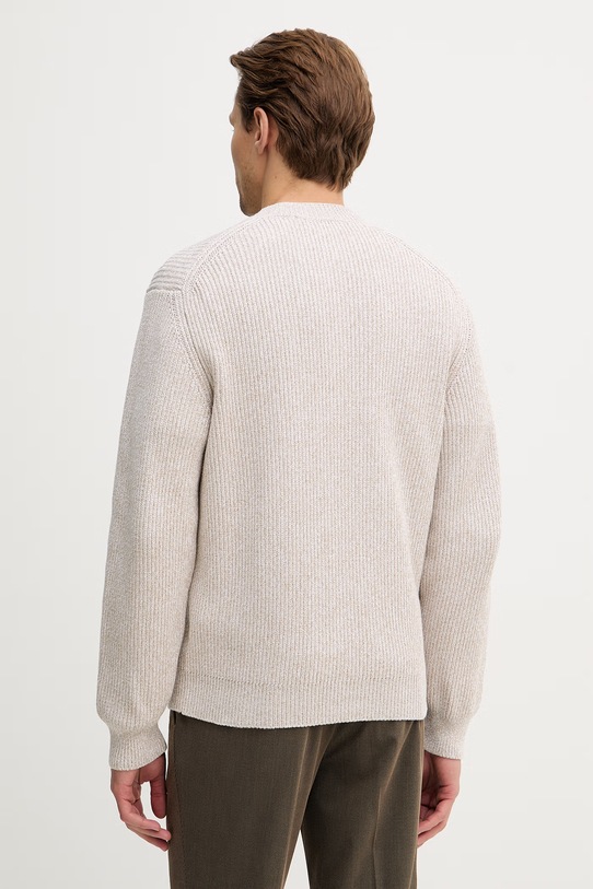 Odzież Sisley kardigan bawełniany 10Y2S500M beżowy