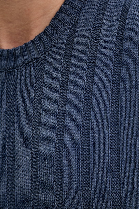 Sisley kamizelka męska z bawełną 11E2S104P granatowy