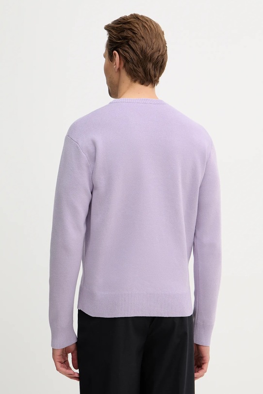 Oblačila Bombažen pulover Sisley 1VWXS104Q vijolična