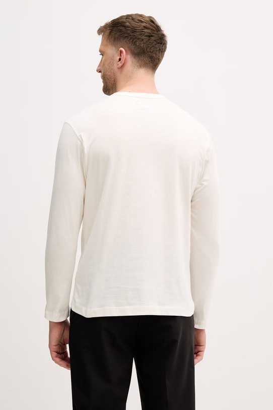 Odjeća Sisley polo za muškarce od pamuka 3XDTS1053 bež