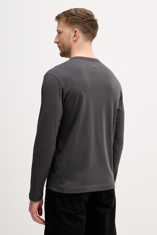 Odjeća Sisley polo za muškarce od pamuka 3XDTS1053 siva