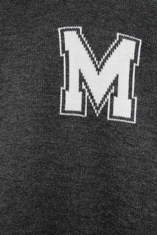 MM6 Maison Margiela sweter z dodatkiem wełny SH0HL0039.M13206.855M szary