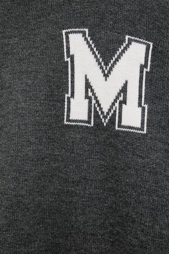 MM6 Maison Margiela sweter z dodatkiem wełny SH0HL0039.M13206.855M szary