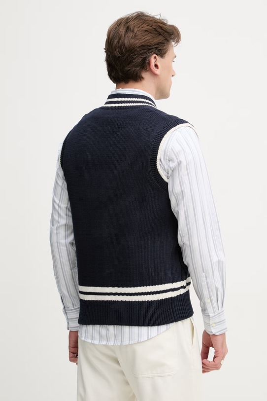 Odzież United Colors of Benetton kamizelka męska 1ZHHK401N granatowy