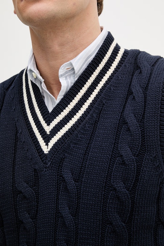 United Colors of Benetton kamizelka męska 1ZHHK401N granatowy